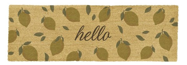 Rohožka z kokosového vlákna 40x120 cm Hello Lemons – Artsy Doormats