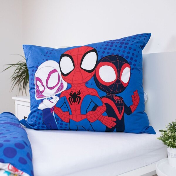 Modré bavlněné dětské povlečení na jednolůžko 140x200 cm Spidey – Jerry Fabrics