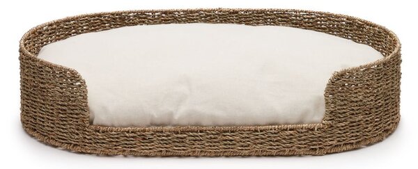 Pelíšek pro domácího mazlíčka z mořské řasy v přírodní barvě 45x80 cm Fliicker – Kave Home