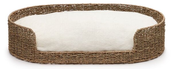 Pelíšek pro domácího mazlíčka z mořské řasy v přírodní barvě 45x80 cm Fliicker – Kave Home