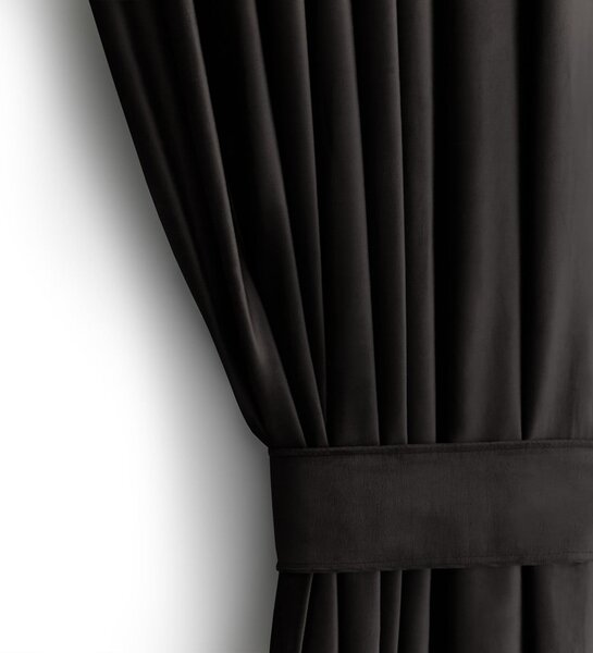 Černý sametový dimout závěs 140x270 cm – Restilo