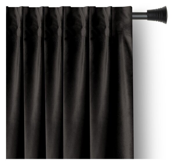 Černý sametový dimout závěs 140x270 cm – Restilo