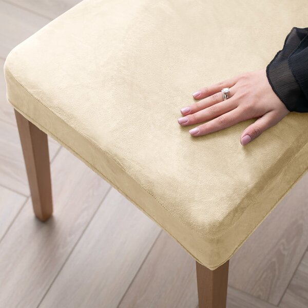 Béžový napínací potah na židli 48 cm Sento – Restilo