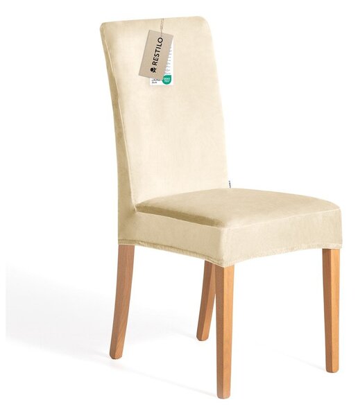 Béžové napínací potahy v sadě 4 ks na židli 48 cm Sento – Restilo