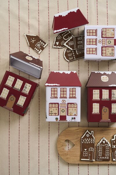 Plechová dóza Christmas House
