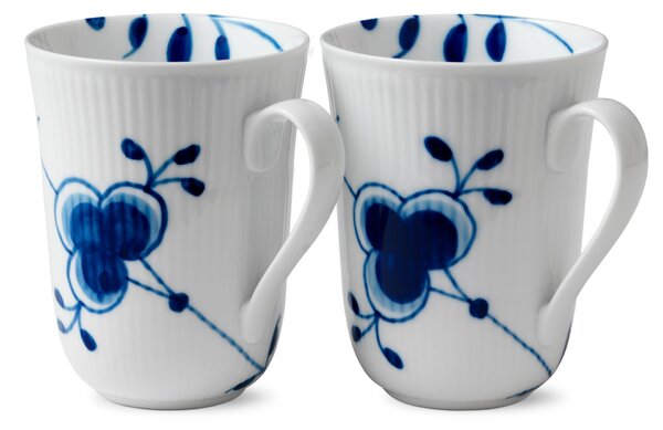 Porcelánový hrnek Blue Fluted Mega 360 ml – set 2 ks