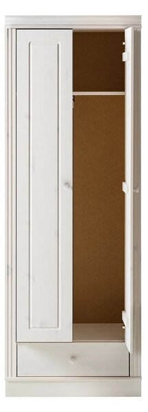 Bílá šatní skříň z borovicového dřeva 65x180 cm Anita – Støraa