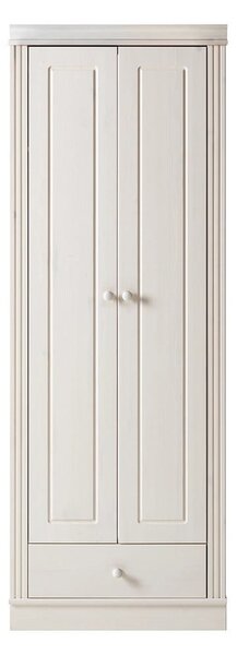 Bílá šatní skříň z borovicového dřeva 65x180 cm Anita – Støraa