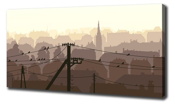 Foto obraz canvas Město linie oc-57666255