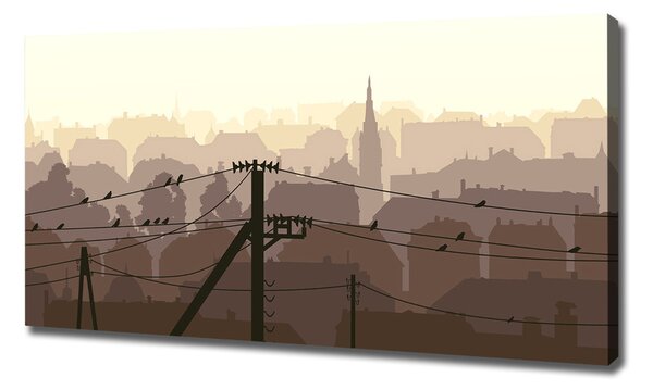 Foto obraz canvas Město linie oc-57666255