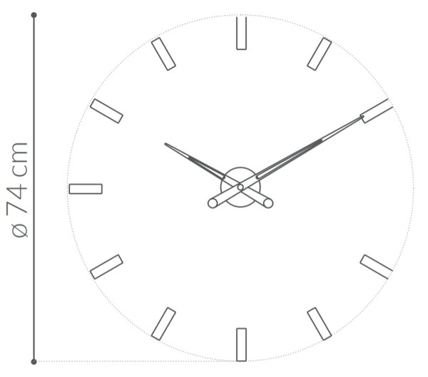 Nomon designové nástěnné hodiny Tacon Small 4