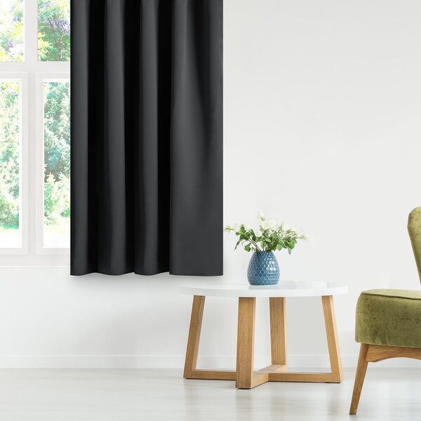 Černý dimout závěs 140x175 cm Kierra – Restilo