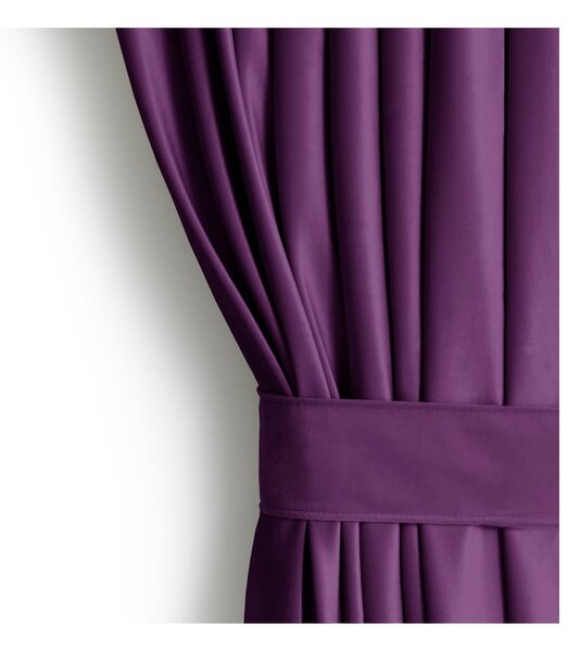 Fialový sametový dimout závěs 140x270 cm Eyelets – Restilo