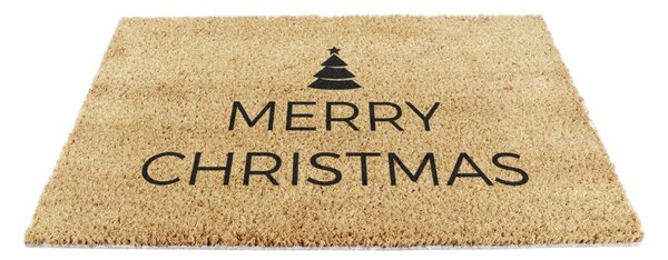 Rohožka s vánočním motivem z kokosového vlákna 40x60 cm Merry Christmas – Artsy Doormats
