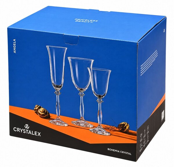 Crystalex sklenice na víno Angela 250 ml 6 ks