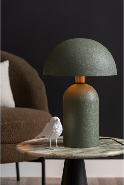 Zelená stolní lampa s kovovým stínidlem (výška 43 cm) Boaz – Leitmotiv