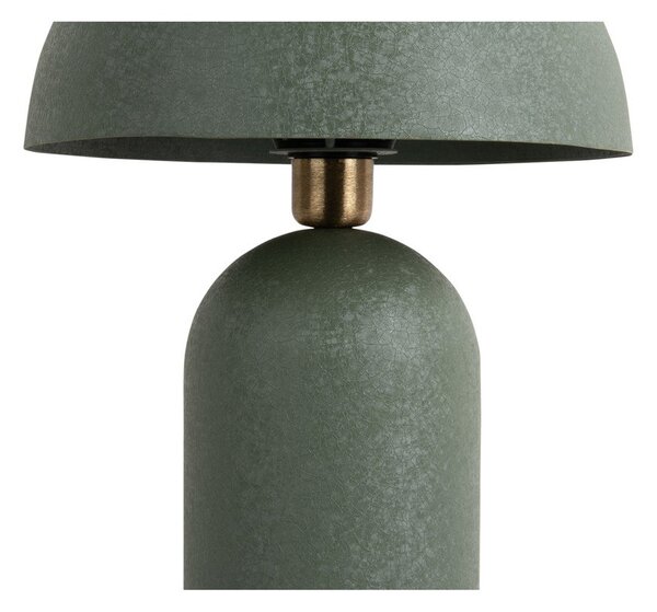 Zelená stolní lampa s kovovým stínidlem (výška 43 cm) Boaz – Leitmotiv