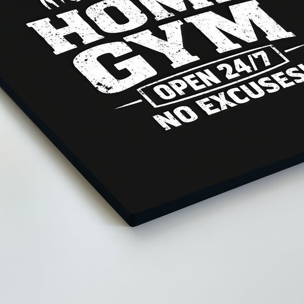 DUBLEZ | Motivační obraz do posilovny - Home Gym | UV tisk, Premium