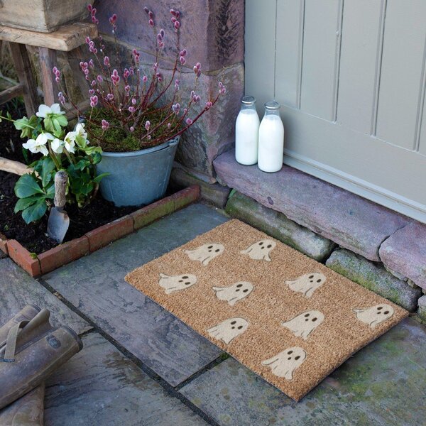 Rohožka z kokosového vlákna 40x60 cm Ghost – Artsy Doormats