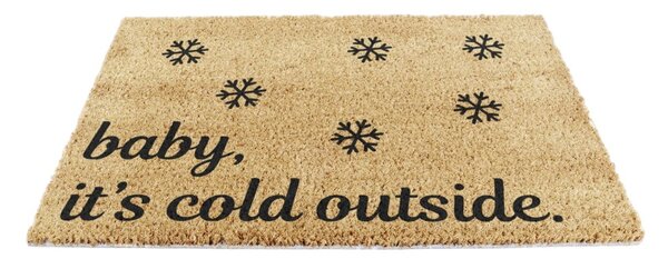 Rohožka s vánočním motivem z kokosového vlákna 40x60 cm Baby It's Cold Outside – Artsy Doormats