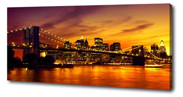 Foto obraz na plátně Brooklynský most oc-58655402