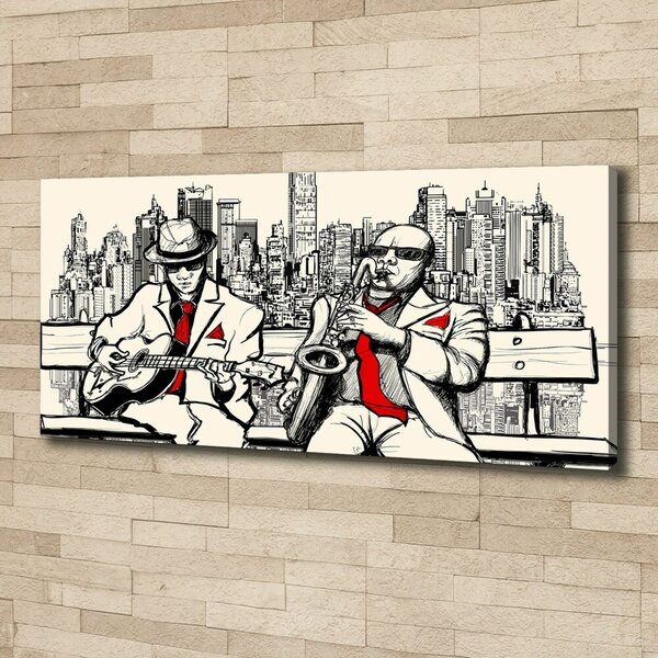 Moderní fotoobraz canvas na rámu Now York jezz oc-58689971