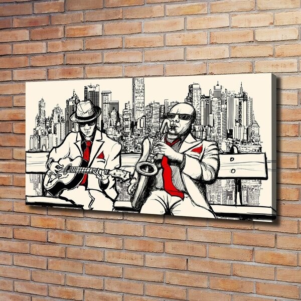 Moderní fotoobraz canvas na rámu Now York jezz oc-58689971