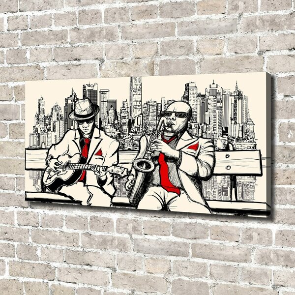 Moderní fotoobraz canvas na rámu Now York jezz oc-58689971