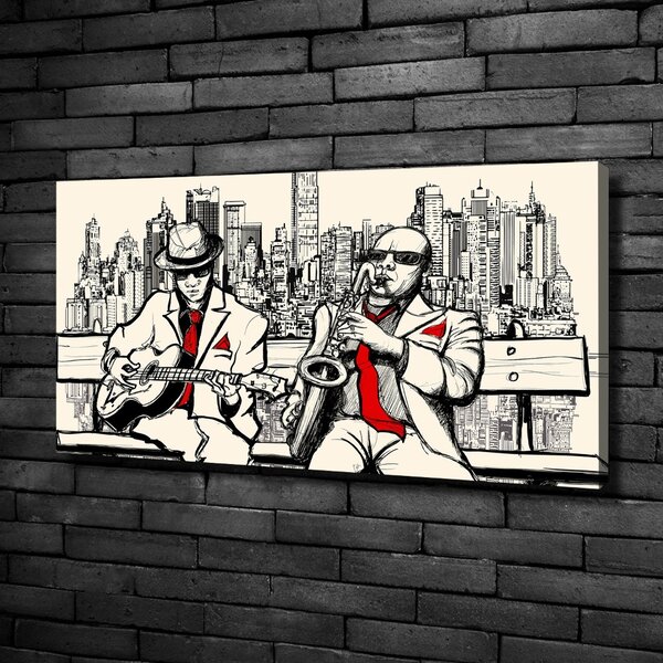 Moderní fotoobraz canvas na rámu Now York jezz oc-58689971