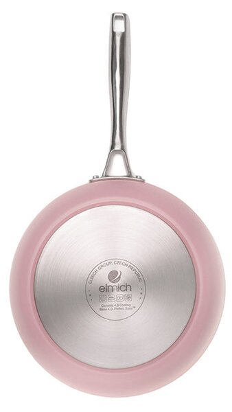 Elmich Nepřilnavá keramická pánev Vital Ø 20 cm - růžová (OUTLET)