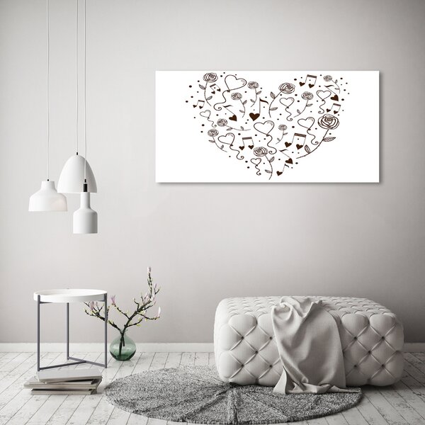 Moderní obraz canvas na rámu Srdce oc-59632729