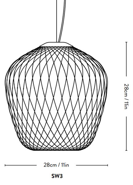 &Tradition designová závěsná svítidla Blown SW3
