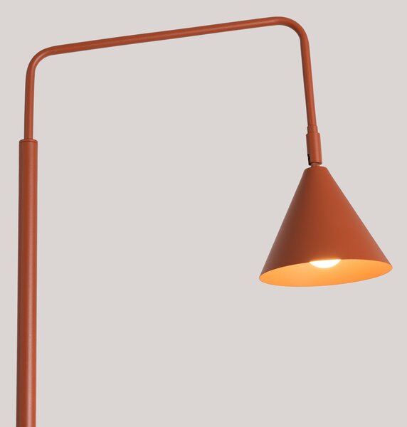 Sollux Lighting Stojací lampa NOX okrově červená