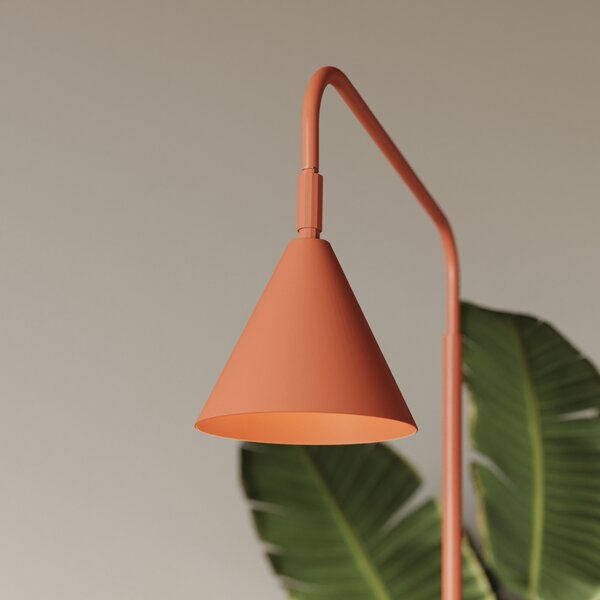 Sollux Lighting Stojací lampa NOX okrově červená
