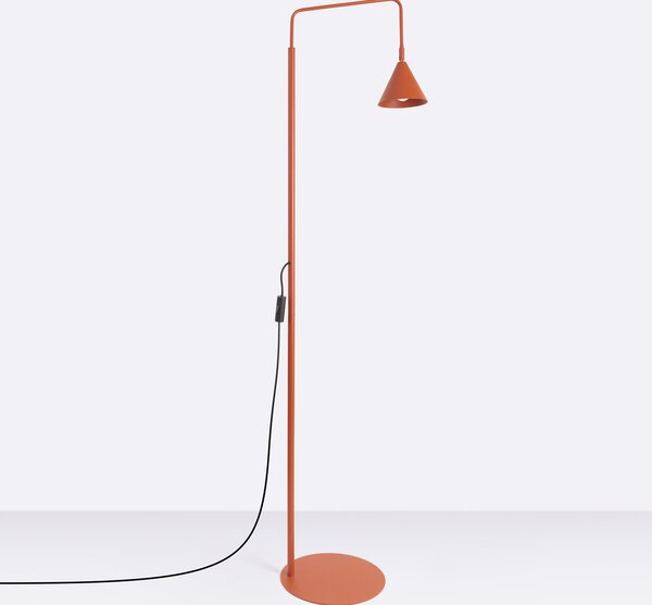 Sollux Lighting Stojací lampa NOX okrově červená