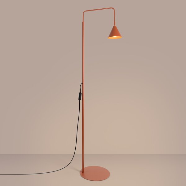 Sollux Lighting Stojací lampa NOX okrově červená