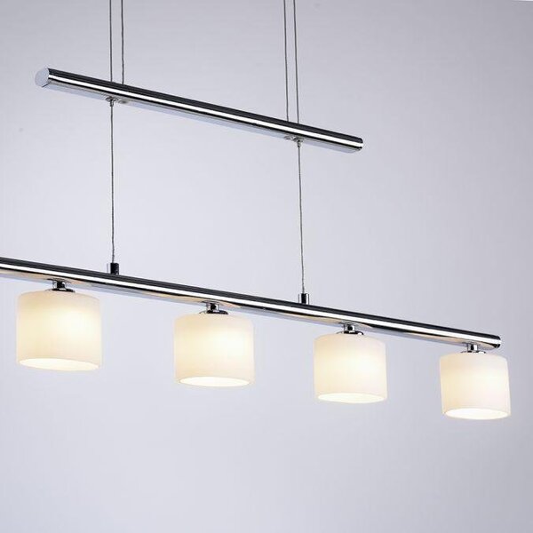 Paul Neuhaus Závěsné LED svítidlo HYDRA, 23W, d. 80 cm, 3000K Barva: Černá