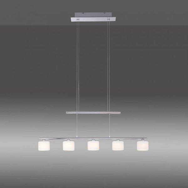 Paul Neuhaus Závěsné LED svítidlo HYDRA, 23W, d. 80 cm, 3000K Barva: Černá