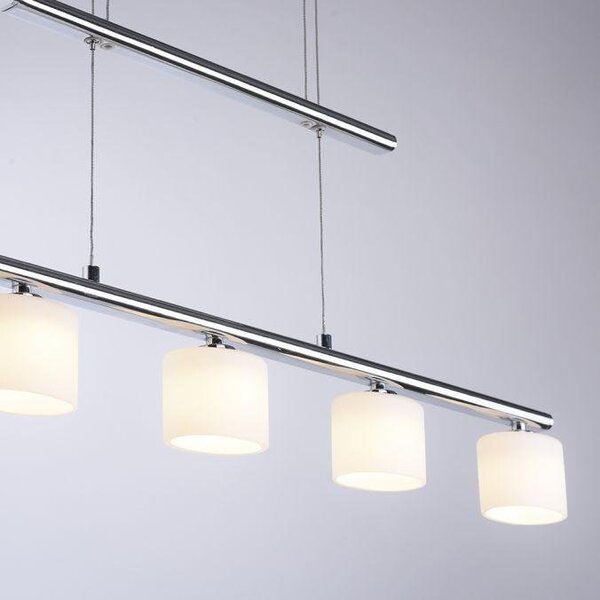 Paul Neuhaus Závěsné LED svítidlo HYDRA, 23W, d. 80 cm, 3000K Barva: Černá