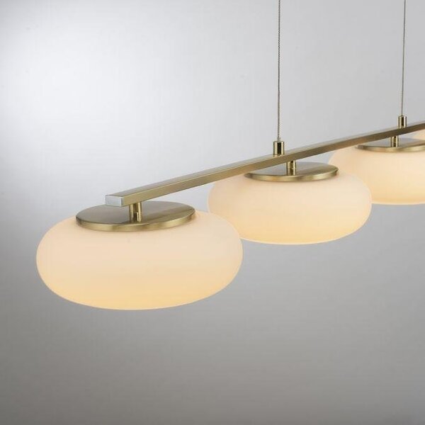 Paul Neuhaus Závěsné LED svítidlo Q-ETIENNE, 44W, d. 108,5 cm, CCT 2700-5000K Barva: Mosaz