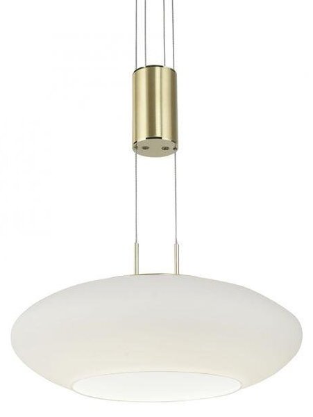 Paul Neuhaus Závěsné LED svítidlo Q-ETIENNE 38,5W, ø 35 cm, CCT 2700-5000K Barva: Mosaz