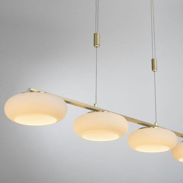 Paul Neuhaus Závěsné LED svítidlo Q-ETIENNE, 44W, d. 108,5 cm, CCT 2700-5000K Barva: Mosaz