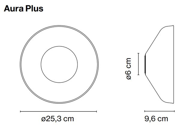 Marset designová nástěnná svítidla Aura Plus