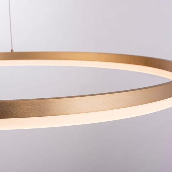 Paul Neuhaus Závěsné LED svítidlo TITUS, 61W, ø 80 cm, 3000K stmívatelné Barva: Bílá