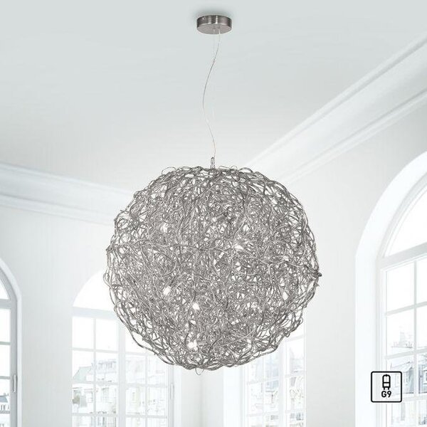 Paul Neuhaus Závěsné LED luxusní svítidlo SAREA, 600W, ø 75 cm Barva: Zlatá