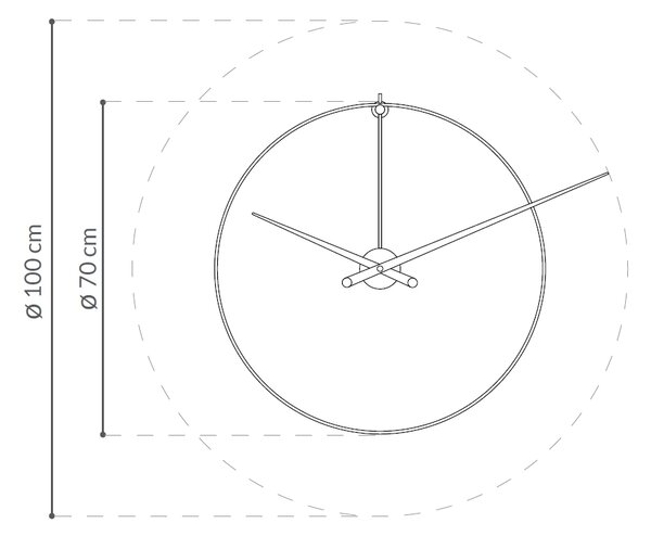Nomon designové nástěnné hodiny New Anda