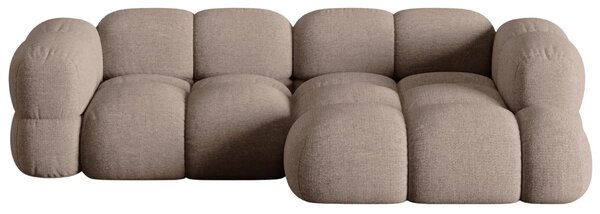 -25 % Dny MOMENTI– Cosmopolitan Design Světle hnědá rohová pohovka Loretto 250 cm, pravá