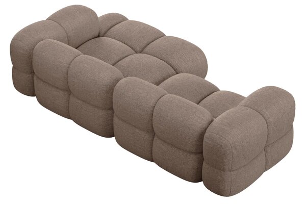 -25 % Dny MOMENTI– Cosmopolitan Design Světle hnědá rohová pohovka Loretto 250 cm, pravá