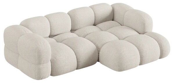 -25 % Dny MOMENTI– Cosmopolitan Design Béžová rohová pohovka Loretto 250 cm, pravá