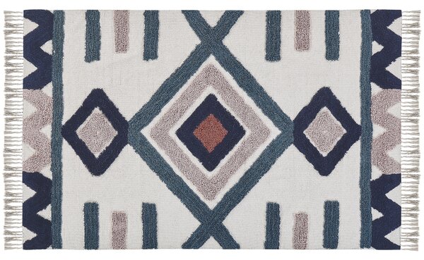 Bavlněný koberec 140 x 200 cm vícebarevný KOZLU